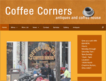 Tablet Screenshot of coffeecorners.com